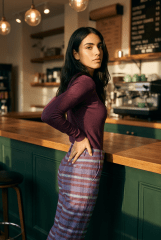 Pantalón Trama lila