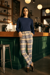 Pantalón Trama azul