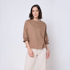 Polera Aura Taupe