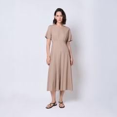 Vestido Calma Taupe