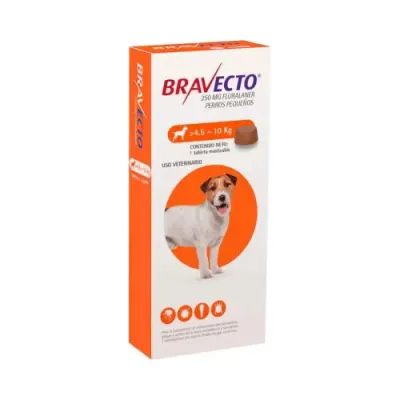 BRAVECTO 250MG (4.5 A 10KG) 1 TABLETA1