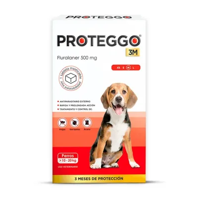 PROTEGGO 3M 500MG (10 A 20KG) 1 TABLETA1