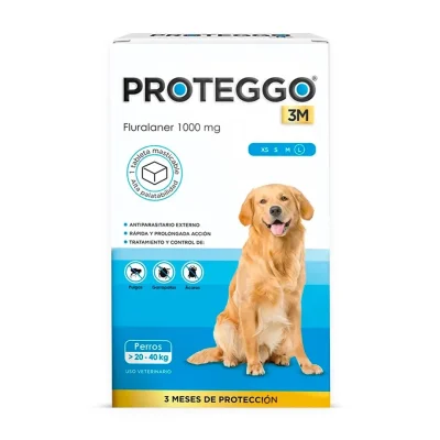 PROTEGGO 3M 1000MG (20 A 40KG) 1 TABLETA1
