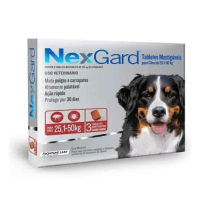 NEXGARD 136MG (25 A 50KG) 3 TABLETAS1