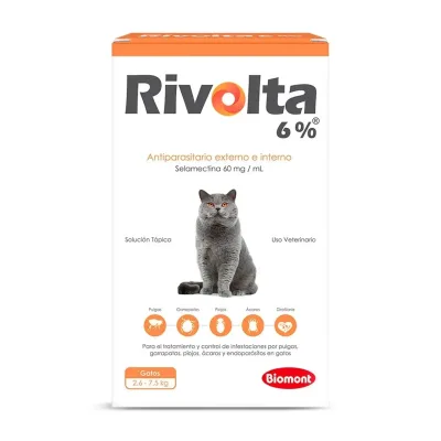 RIVOLTA 6% X 0.75 ML (1 PIPETA)1