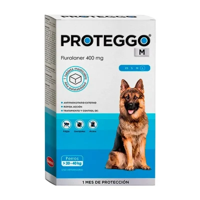 PROTEGGO M 400MG (20 A 40KG) 1 TABLETA1