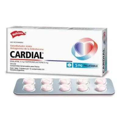 HOLLIDAY CARDIAL 5MG - CAJA 30 TBS1
