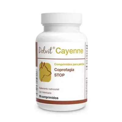DOLVIT CAYENNE (ELIMINA INGESTA DE HECES EN PERROS: VITAMINAS, PROBIOTICOS, ENZIMAS DIGESTIVAS)1