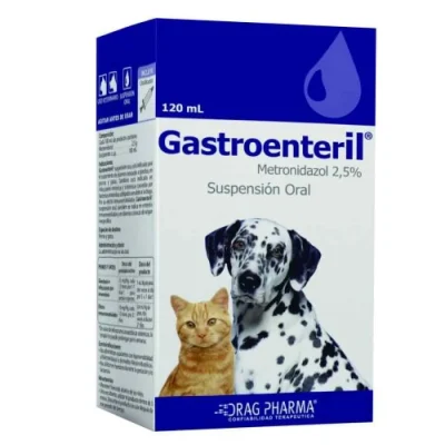 DRAGPHARMA GASTROENTERIL (SUSPENSIÓN ORAL METRONIDAZOL 2.5%) FRASCO X 120 ML 11357711