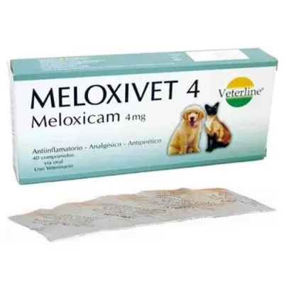 MELOXIVET ANALGESICO/ MELOXICAM 4MG BLISTER 101