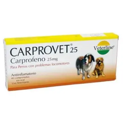 CARPROVET  25MG / CARPROFENO ANTIFLAMATORIO 25MG BLISTER 101