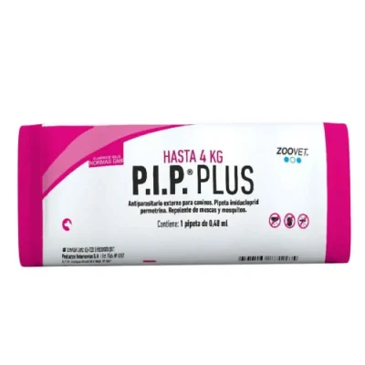 ZOOVET PIP PLUS HASTA 4KG ( IMIDACLOPRID + PERMETRINA) - 1 PIPETA1