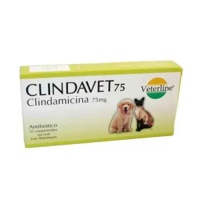 CLINDAVET/ CLINDAMICINA 75MG ANTIBIOTICO BLISTER 81