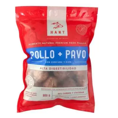 HANT PERRO POLLO Y PAVO 800GR1