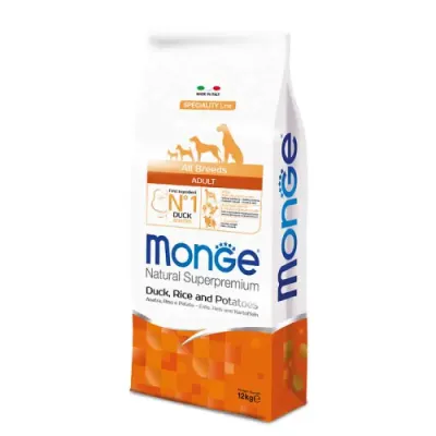 MONGE ADULT PATO, ARROZ Y PAPA 12 KG1