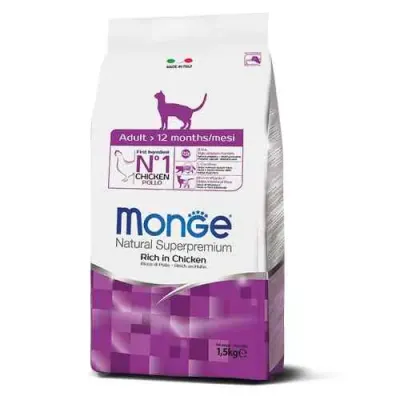 MONGE  FELINE ADULT 1.5 KG1
