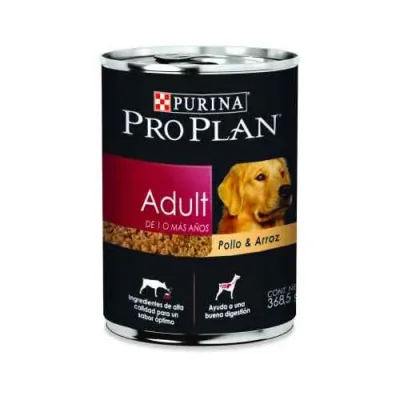 PRO PLAN ADULTO POLLO Y ARROZ 368.5 GR1