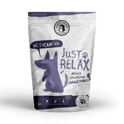 COOKIE DOGSTER JUST RELAX – GALLETAS DE PAVO, VALERIANA Y MANZANILLA 100GR1