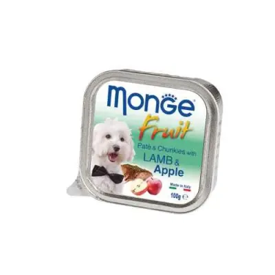 MONGE FRUIT CORDERO Y MANZANA 100 GR1