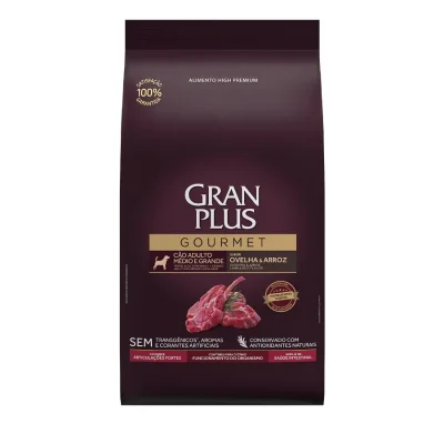 GRAN PLUS GOURMET PERRO MEDIANO Y GRANDE SABOR CORDERO & ARROZ1