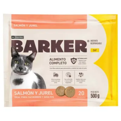 BARKER GATO SALMÓN Y JUREL 20 HAMBURGUESAS 500GR1