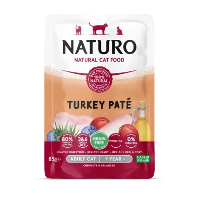 NATURO PATÉ DE PAVO PARA GATO ADULTO (1 AÑO A +)1
