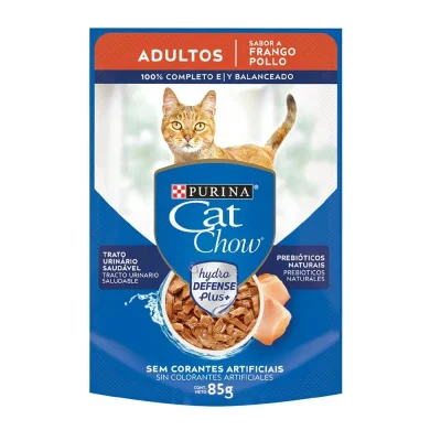 CAT CHOW ADULTOS POLLO 85G1