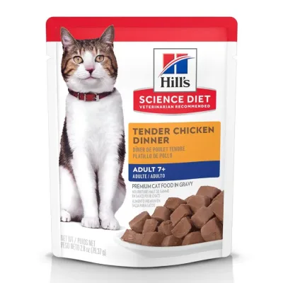 FELINE ADULT 7+ TENDER CHICKEN DINNER 80GR1