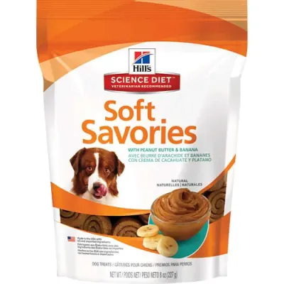HILLS SD SNACKS SOFT SAVORIES PEANUT BUTTER & BANANA 8OZ1