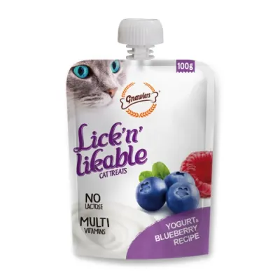 GNAWLERS LICK’N’LIKABLE YOGURT & ARÁNDANOS 100GR1