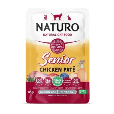 NATURO PATÉ DE POLLO PARA SENIOR (7 AÑOS A MÁS)1