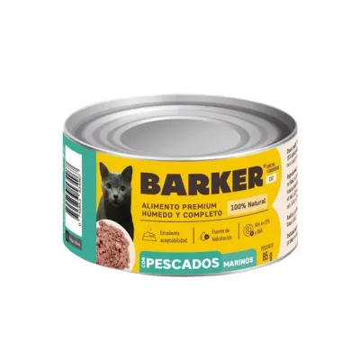BARKER GATO HÚMEDO PESCADOS MARINOS 85GR1