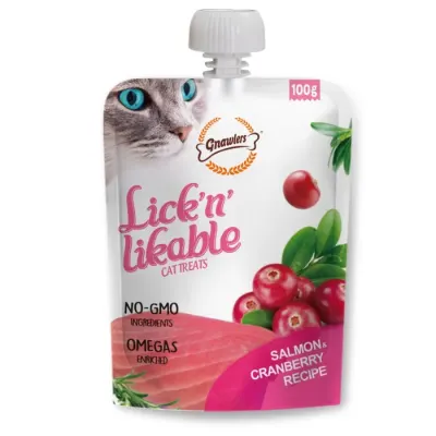 GNAWLERS LICK’N’LIKABLE SALMÓN & ARÁNDANOS ROJOS 100GR1