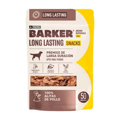 BARKER LONG LASTING SNACKS ALITAS DE POLLO (50 UNIDADES)1