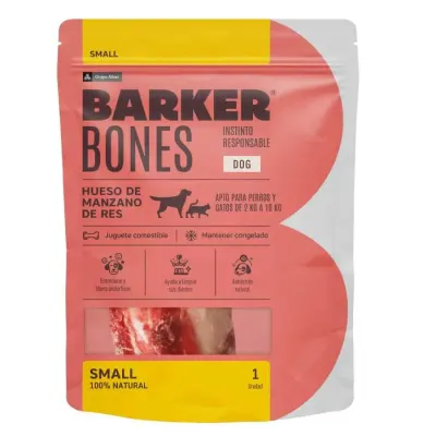 BARKER BONES HUESO DE MANZANO DE RES SMALL (1 UNIDAD)1