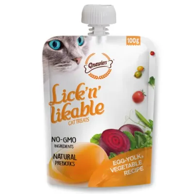 GNAWLERS LICK’N’LIKABLE YEMA & VEGETALES100GR1