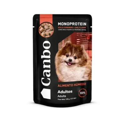 CANBO PERRO ADULTO CORDERO POUCH 100GR1