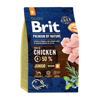 Brit Premium By Nature Junior Medium 3 kg1