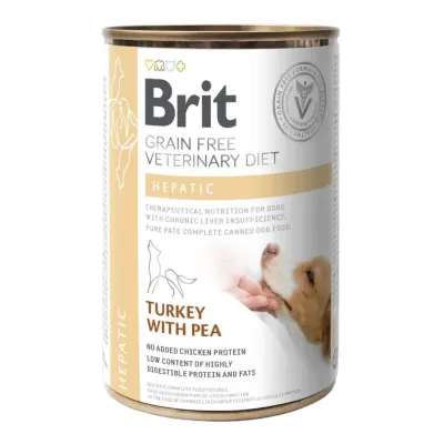 Brit GF Veterinary Diets Dog Hepatic 400 Gr1