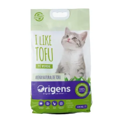ORIGENS ARENA ORGÃ?NICA DE TOFU CON AROMA DE TE VERDE 2.85 KG1