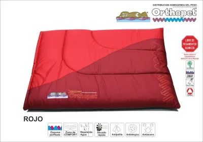 COLCHONETA ORTHOPET MEDIUM - ROJO1