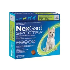 NEXGARD SPECTRA M (7.5 A 15KG) 3 TABLETAS