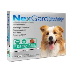 NEXGARD 68MG (10 A 25KG) 3 TABLETAS