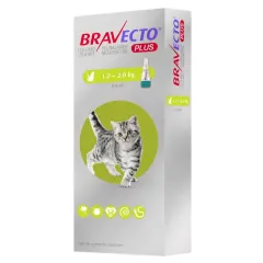 BRAVECTO PLUS 250MG (2.8 A 6.25KG) SPOT ON CATS