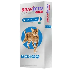 BRAVECTO PLUS 500MG (6.25 A 12.5KG) SPOT ON CATS
