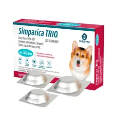 SIMPARICA TRIO AZUL 10.1-20 KG X 1 TAB