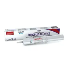 ZOOVET CIPROPLUS GEL ÓTICO 10ML (ANTIBIOTICO, ANTIFÚNGICO) - JERINGA 10ML