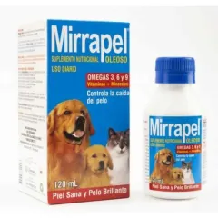 COMANDINA MIRRAPEL OLEOSO PARA PERROS Y GATOS - 1 UNIDAD X 120ML [ACOM-00146]