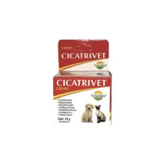 CICATRIVET X 1 UNIDAD DE 25GR / CREMA CICATRIZANTE REGENERADORA ANTIBACTERIANA