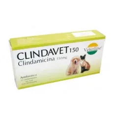 CLINDAVET / CLINDAMICINA 150MG ANTIBIOTICO BLISTER 8